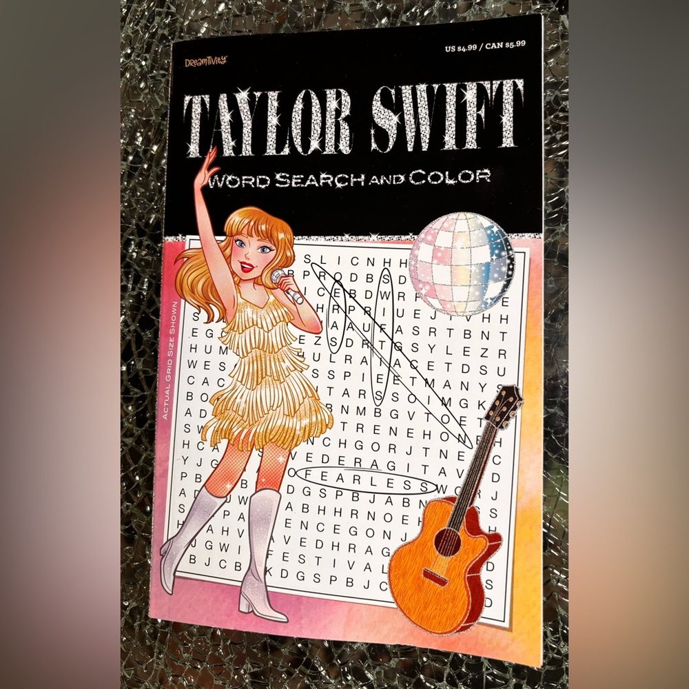 Taylor Swift Word Search and Coloring Book Great gift !